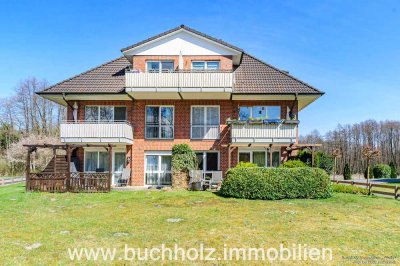 Buchholz - Terrassenwohnung in kleiner Wohnanlage, ansprechender Grundriss und traumhafte Lage