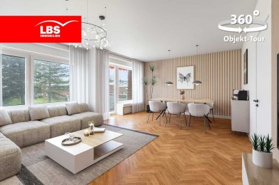 Großzügig aufgeteilte 5-Zimmer Wohnung mit Südbalkon im Stadtteil Lörick
