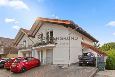 Modernes MFH 1991: 3 exklusive Einheiten – Balkon, Stellplatz, per Teilungserklärung aufgeteilt