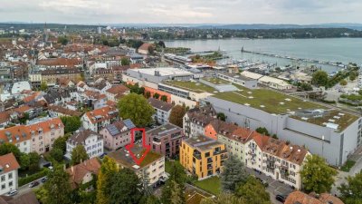 KN-Stadelhofen: Großes 4-Zimmer Penthouse mit Seltenheitscharakter direkt am Lago - bezugsfrei