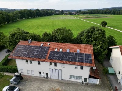 Wohnen, Arbeiten und Sport unter einem Dach – zwei Wohneinheiten, große Gewerbefläche