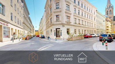 Charmante Altbau-Wohnung nahe Donaukanal | 2 Zimmer - 63m²  | saniert
