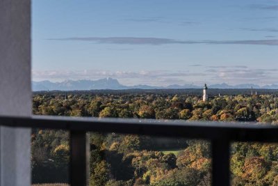 ALPENBLICK - INNENSTADTBLICK - LUXERIÖSES 3,5-ZI. PENTHOUSE - MÜNCHEN-SOLLN-OBERSENDLING