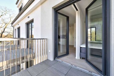 Elegante 2-Zimmer-Etagenwohnung im Erstbezug – Fußbodenheizung, Einbauküche und Balkon