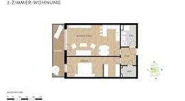 Exklusive, sanierte 2-Raum-Wohnung mit gehobener Innenausstattung mit Einbauküche in Holzgerlingen
