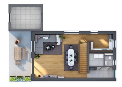 Wohnen am Fluss: Doppelhäuser zur Miete in Pottendorf! 15/1 HAUS 29