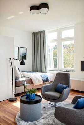 Schickes 1-Zimmer-Apartment mit Balkon, Klimaanlage, alle NK inklusive