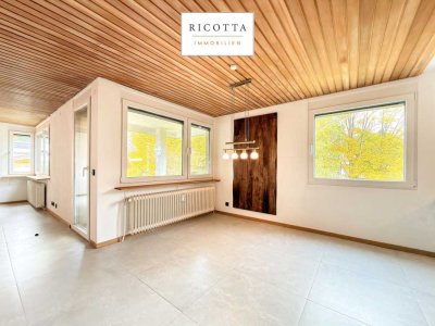 Moderne Etagenwohnung mit Balkon, Garage und stilvollem Wohnkonzept