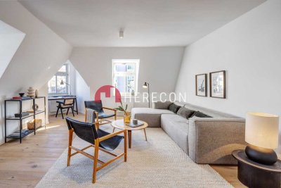 Provisionsfrei vom Bauträger – Stylisches Dachgeschoss mit Altbaucharme — 2,5 Zimmer zum Verlieben