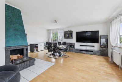 Stilvolle 4,5-Zimmer-Wohnung – Kamin & zwei Dachterrassen