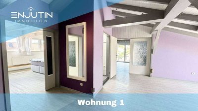 BEZUGSFREI / Dachgeschoss Wohnung  (3 Einheiten, EG & OG frei) / Garagen / Balkon / Stellplatz