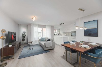 Möblierte 4,5-Zimmer-Wohnung mit Balkon, TG-Stellplatz, Aufzug & Top-Ausstattung – sofort frei