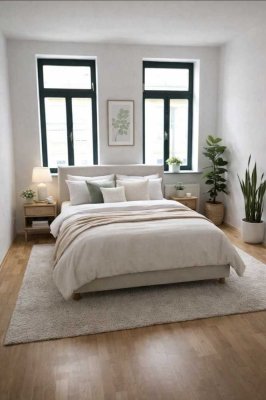 +Kapitalanleger aufgepast+ Zentral Leipzig Stötteritz - attraktiv 3-Raum-WE + Balkon, Tageslichtbad
