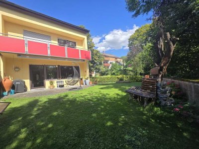 Doppelhaushälfte mit großem Garten