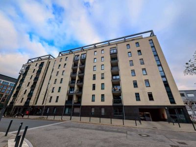 Moderne 2-Zimmer-Wohnung mit Balkon und Echtholzparkett im beliebten Europaviertel Frankfurt