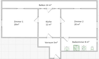 2-Zimmer Dachgeschosswohnung mit Balkon in Ebbs