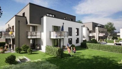 2-Zimmer Neubaubauwohnung im EG mit 2 Terrrassen