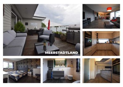 Design trifft Großzügigkeit: Hochwertige 3-Zimmer-Wohnung mit Dachterrasse & Stilküche auf 105 m²