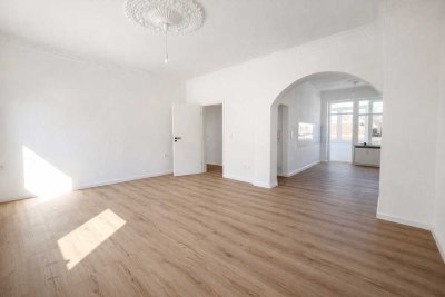 3-Zimmer-Wohnung mit 85 qm,  Erstbezug nach Renovierung, modernem Bad.