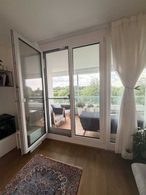 Lichtdurchflutetes Neubau 3-Zimmer-Wohnjuwel (DG) mit Traumblick am Allacher Forst