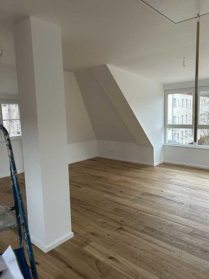 NEU ausgebaute DG-Wohnung mit Dachterrasse und Garten