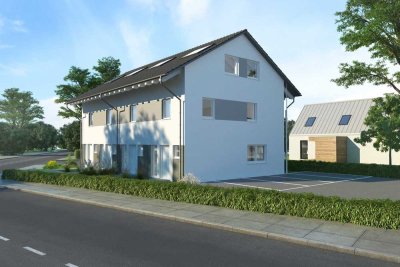 *inkl. Grundstück* Neues Reihenmittelhaus mit 3,5 Zimmern, Terrasse und zwei Stellplätzen.