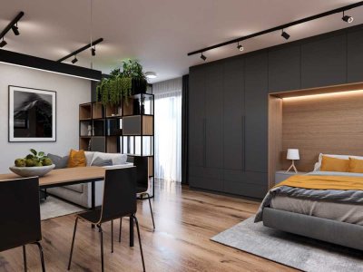 Exklusive 1,5-Raum-Souterrain-Wohnung mit gehobener Innenausstattung u. Terrasse in Wertingen