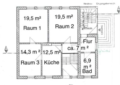 Erstbezug 3-Zimmer-Wohnung in Angermünde