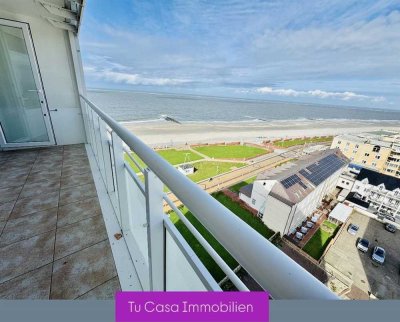 Glück hat 4 Buchstaben - MEER -Wohnung mit Balkon/ Meerblick/ PKW Stellplatz