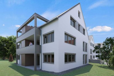 Familienfreundlich! Helle 4,5-Zimmer-Neubau-Eigentumswohnung mit herrlichem Sonnenbalkon