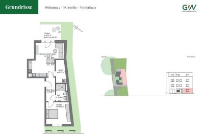 Neubau-Erstbezug (!) Terrassen-Whg. in urbaner Lage von Hamburg-Lurup
