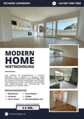 Top sanierte 95 m2 4 Zimmer Wohnung in Salzburg Stadtlage