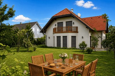 Ziegelmassivhaus in Ruhelage bei Baden - 8 Zimmer, 2 Wohneinheiten möglich, großer Garten