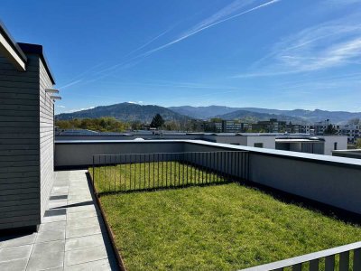 Erstbezug: Exklusive  5-Zimmer-Whg. mit Panorama Dachterrasse in ruhiger Lage