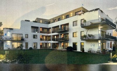 Neubau - 4 Zimmer Wohnung mit Terrasse zu vermieten an Ü60 oder Pflegegrad