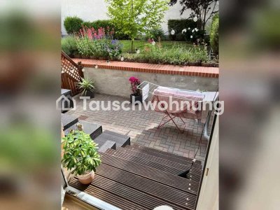 Tauschwohnung: 2-R- in Andreasv. mit großer Terrasse gegen 3-4-R in EF Süd