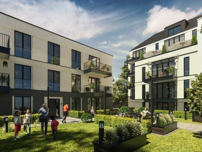 Weißensee: Langhansstr: ERSTBEZUG im NEUBAU ab Anfang 2026: 2-Zimmer-Erdgeschoss-Whg mit TERRASSE