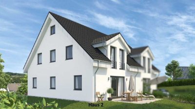 / Exklusive Doppelhaushälfte 
/ inkl. Küche + Außenanlagen!