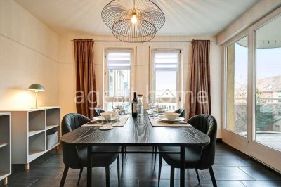 MÖBLIERT - CITY FEELING - Wohnung mit Balkon zwischen Olgaeck und Rathaus
