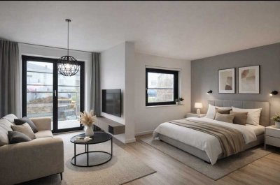 Moderne 1–2 Zimmer Apartments im kernsanierten Effizienzhaus – Balkon, Fußbodenheizung, Wallbox