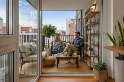 MAISON WÄHRING: 3-Zimmer-Neubau nahe AKH – Loggia, Ruhelage &amp; Erstbezug
