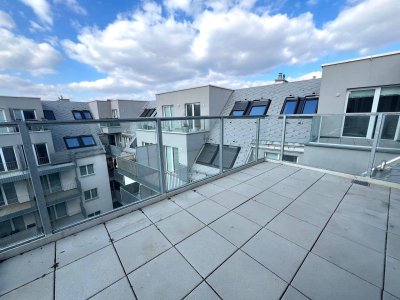 2 Zimmer Terrassentraum im 22. Bezirk | U2 Hardeggasse nur wenige Gehminuten entfernt | verfügbar ab sofort