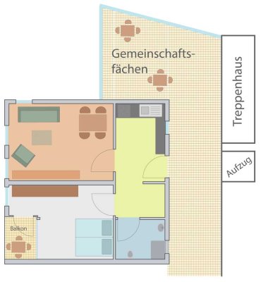 Die perfekte Wohnung für Senioren im Loderer Areal