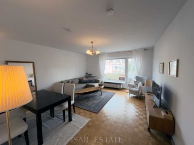 Auf 2 Jahre befristete Vermietung: Möblierte 3-Zimmer-Wohnung mit guter Raumaufteilung