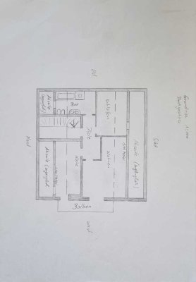 Helle 2-Zimmer Dachgeschosswohnung in Ismaning mit EBK, Balkon