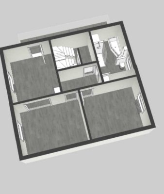4-Zimmer Wohnung im 1.OG mit Balkon, Keller, Garage und Stellplatz - teilsaniert