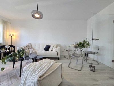 KOMPAKT TRIFFT KOMFORT: Möbliertes und voll ausgestattetes 1-Zimmer-Apartment mit Terrasse