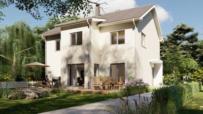 Modernes Neubau-Einfamilienhaus mit schönem Garten in Ottenhofen b. Erding