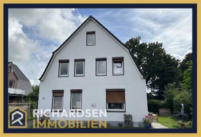 Solides Mehrfamilienhaus mit drei Wohneinheiten in ruhiger Lage in Leck