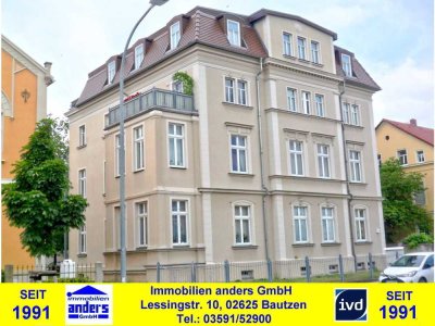 Moderne 4-Raum-EG-Wohnung mit Loggia und PKW-Stellplatz - Bad mit Wanne und Dusche in Bautzen